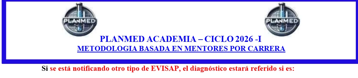 PLANMED ACADEMIA – CICLO 2027 - I