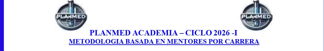 PLANMED ACADEMIA – CICLO 2027 - I
