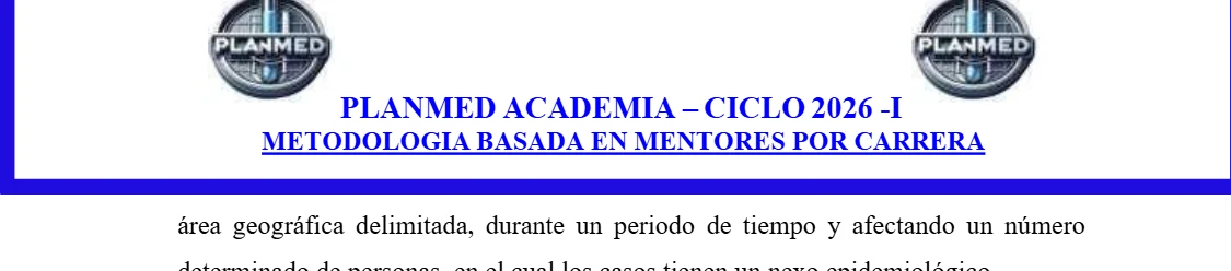 PLANMED ACADEMIA – CICLO 2027 - I